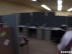 Dirty mingle in the office scene